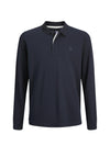 Jack & Jones Boy Crodney Long Sleeve Polo, Navy