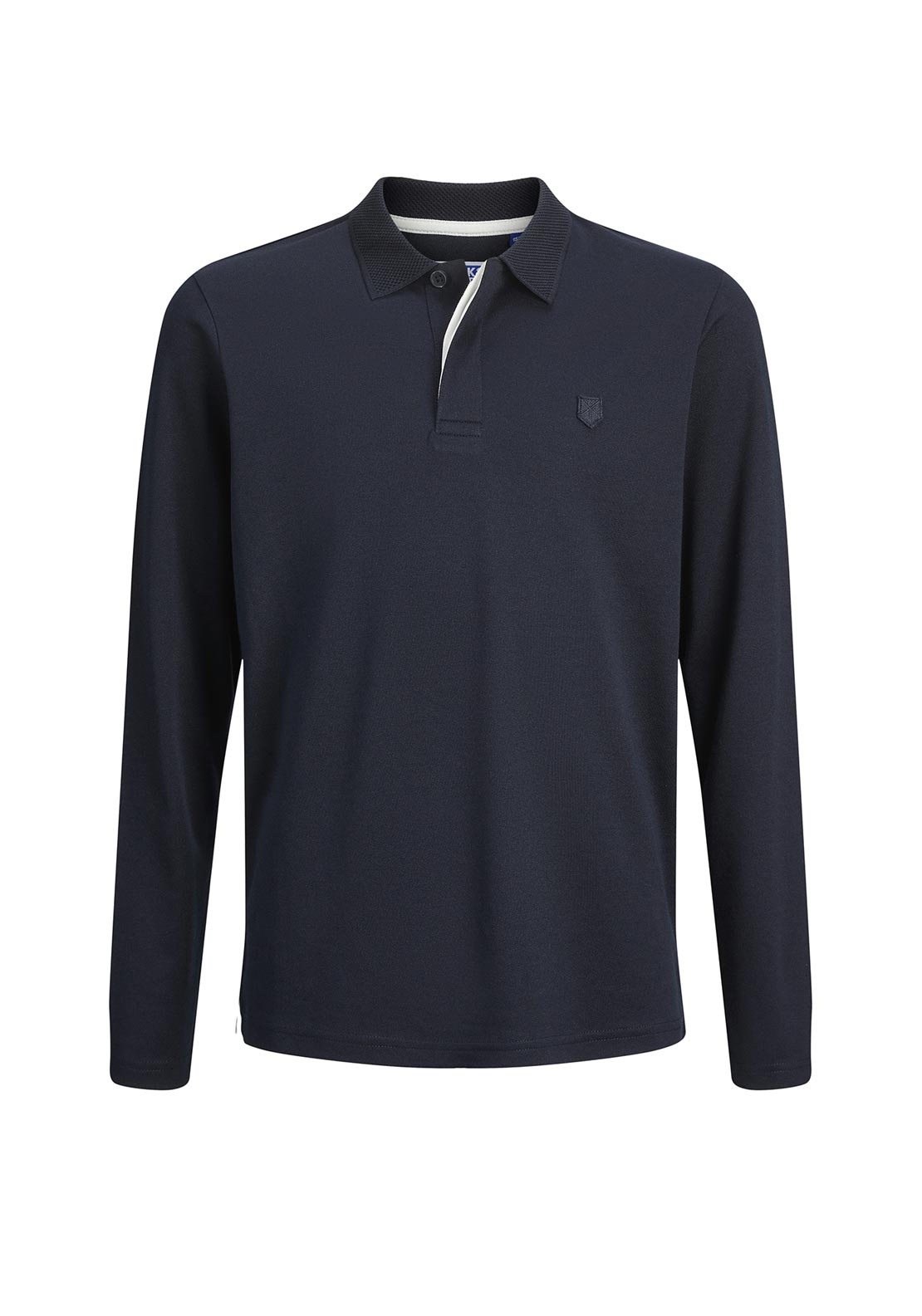 Jack & Jones Boy Crodney Long Sleeve Polo, Navy