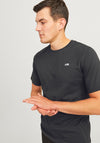 JJ Rebel By Jack & Jones Logo T-Shirt, Black
