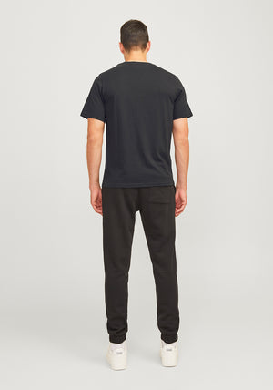 JJ Rebel By Jack & Jones Logo T-Shirt, Black
