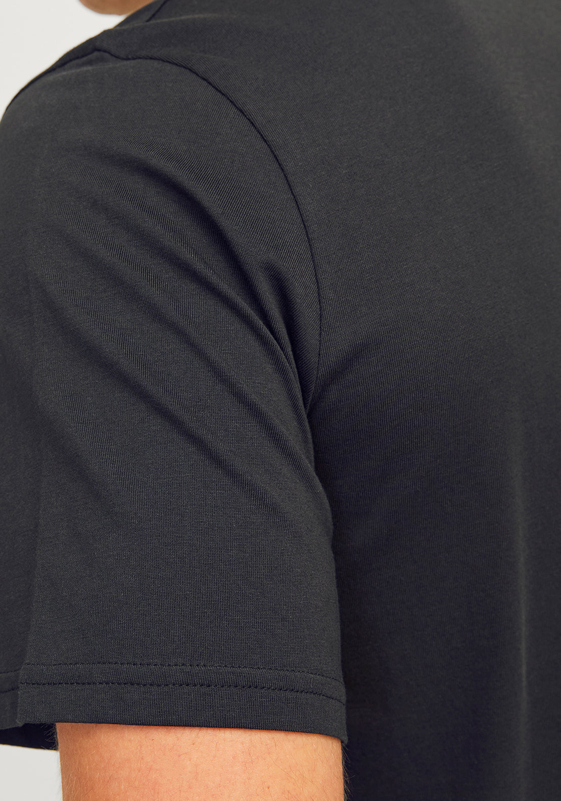JJ Rebel By Jack & Jones Logo T-Shirt, Black