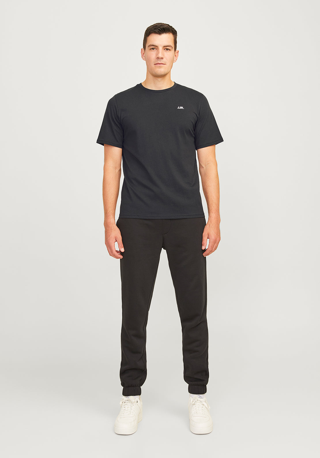 JJ Rebel By Jack & Jones Logo T-Shirt, Black