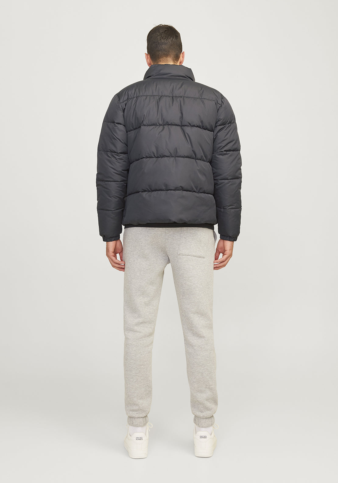 JJ Rebel JJ Rebel puffer jacket with hood in black - Coats