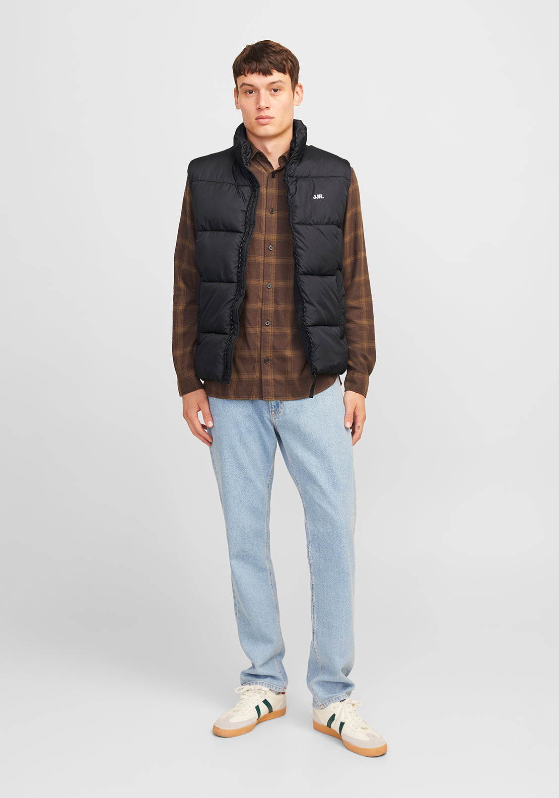 JJ Rebel by Jack & Jones Logo Gilet, Black