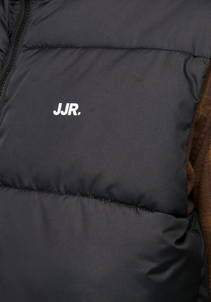 JJ Rebel by Jack & Jones Logo Gilet, Black