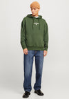 Jack & Jones Axton Hoodie, Cypress Green