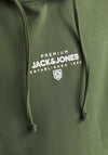 Jack & Jones Axton Hoodie, Cypress Green