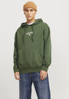 Jack & Jones Axton Hoodie, Cypress Green