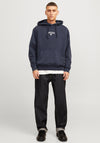 Jack & Jones Axton Hoodie, Night Sky Navy