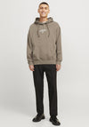 Jack & Jones Axton Hoodie, Walnut Brown