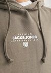 Jack & Jones Axton Hoodie, Walnut Brown