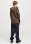 Jack & Jones Boy Kam Varsity Long Sleeve Hoodie, Canteen