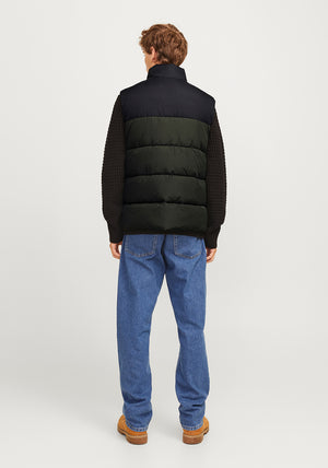 JJ Rebel by Jack & Jones Logo Gilet, Green