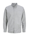 Jack & Jones Brook Oxford Shirt, Light Grey