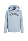 Jack & Jones Boy Caleb Varsity Long Sleeve Hoodie, Chambray Blue