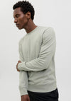 Jack & Jones Logan Crew Neck Sweatshirt, Sage Green Melange