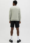Jack & Jones Logan Crew Neck Sweatshirt, Sage Green Melange