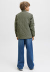 Jack & Jones Boy Hero Quilted Jacket, Green