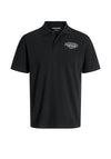 Jack & Jones Boy Makoto Short Sleeve Polo, Black