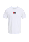 Jack & Jones Boy Pan Short Sleeve Tee, White