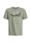 Jack & Jones Boy Short Sleeve Logo Tee, Green