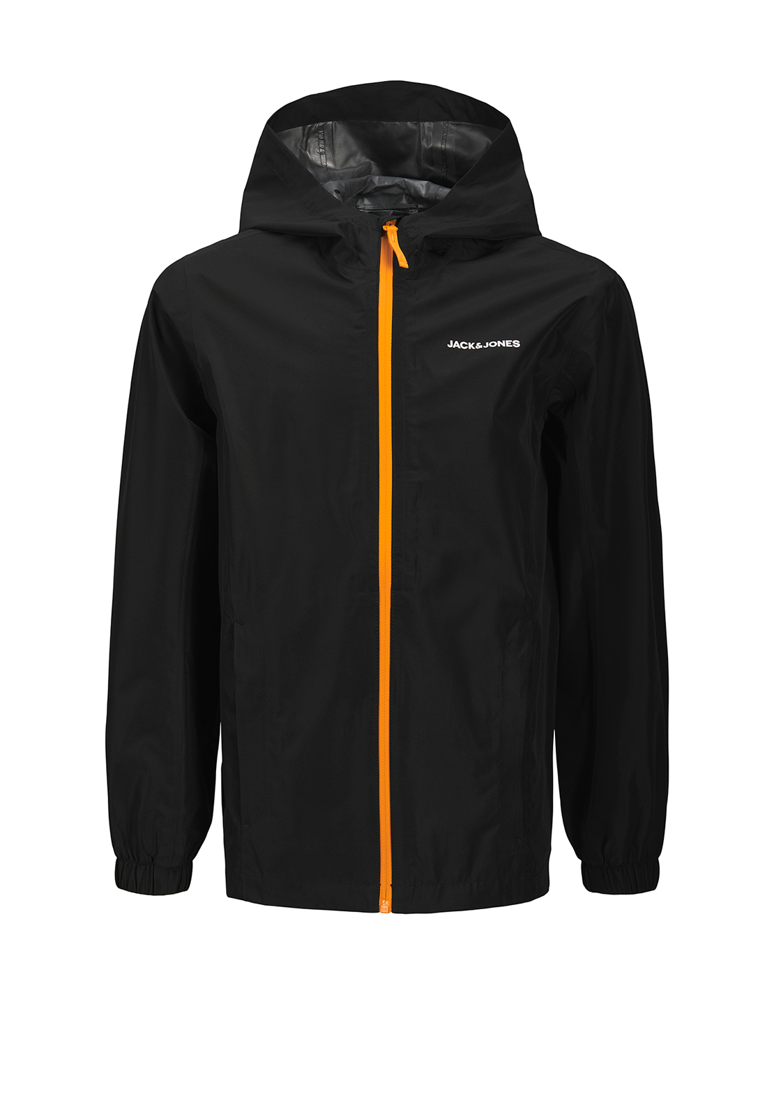 Jack & Jones Boy Flynn Long Sleeve Raincoat, Black