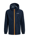 Jack & Jones Boy Flynn Long Sleeve Raincoat, Navy