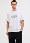 Jack & Jones Tier Front Print T-Shirt, White