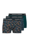 Jack & Jones Boy Maxwell 3 Pack Trunk, Navy Multi