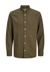 Jack & Jones Brook Twill Shirt, Green