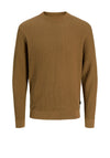 Jack & Jones Reagan Textured Knit Sweater, Tan