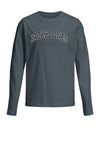 Jack & Jones Mini Boy Caleb Long Sleeve Top, Black