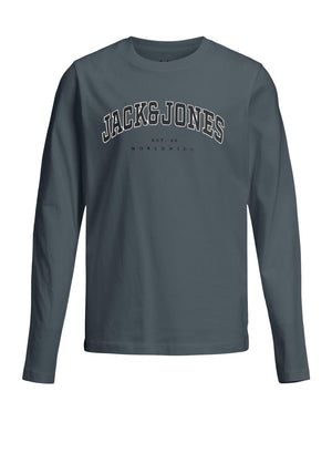 Jack & Jones Mini Boy Caleb Long Sleeve Top, Black