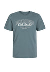 Jack & Jones Boy Makoto Short Sleeve Tee, Grey