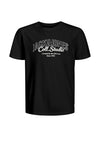 Jack & Jones Boy Makoto Short Sleeve Tee, Black