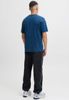 Jack & Jones Grid Graphic T-Shirt, Dark Blue