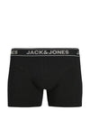 Jack & Jones 3 Pack Cotton Stretch Trunks, Grey Multi