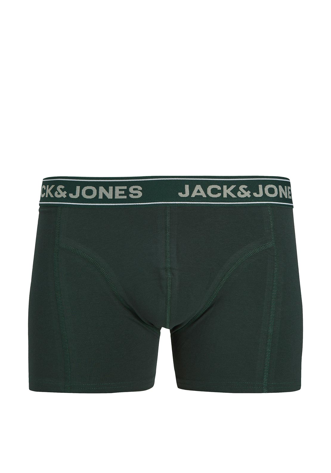 Jack & Jones 3 Pack Cotton Stretch Trunks, Black Multi