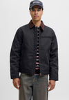 Jack & Jones Cord Collar Worker Jacket, Black