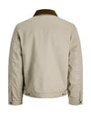 Jack & Jones Cord Collar Worker Jacket, Beige