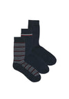 Jack & Jones 3 Pack Sock Giftbox, Navy Multi