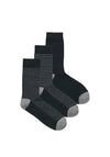 Jack & Jones 3 Pack Sock Giftbox, Dark Blue Multi