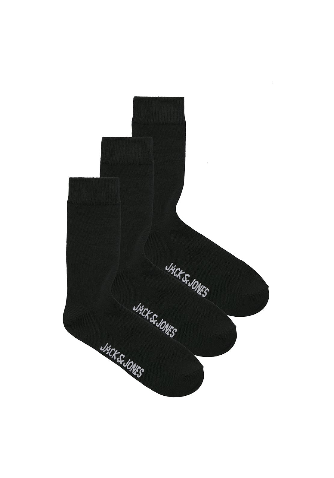 Jack & Jones 3 Pack Socks, Black