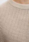 Jack & Jones Crew Neck Knit Jumper, Beige