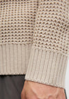 Jack & Jones Crew Neck Knit Jumper, Beige