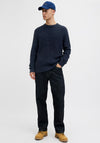 Jack & Jones Crew Neck Knit Jumper, Navy