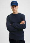 Jack & Jones Crew Neck Knit Jumper, Navy