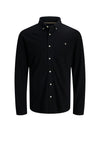 Jack & Jones Boys Blake Long Sleeve Shirt, Black