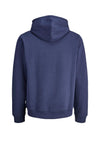 Jack & Jones Mini Boy Wood Long Sleeve Hoodie, Navy