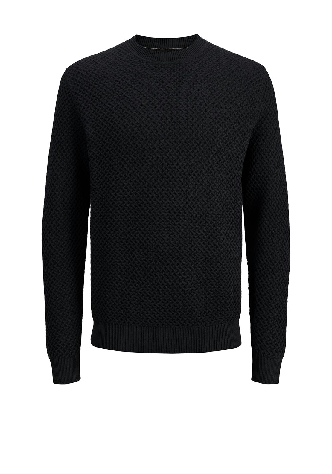 Jack & Jones Barkley Knit Crew Neck Sweater, Black